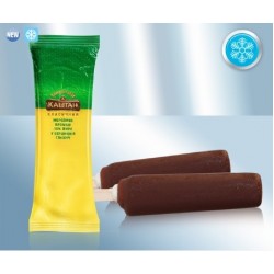 Сливочное мороженое с ванильным вкусом, в шоколадной глазури Золотой Каштан, 100мл 